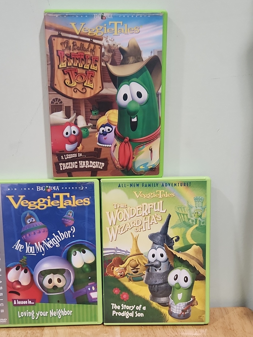 VeggieTales DVD Collection - Green Cases - VeggieTales Brand